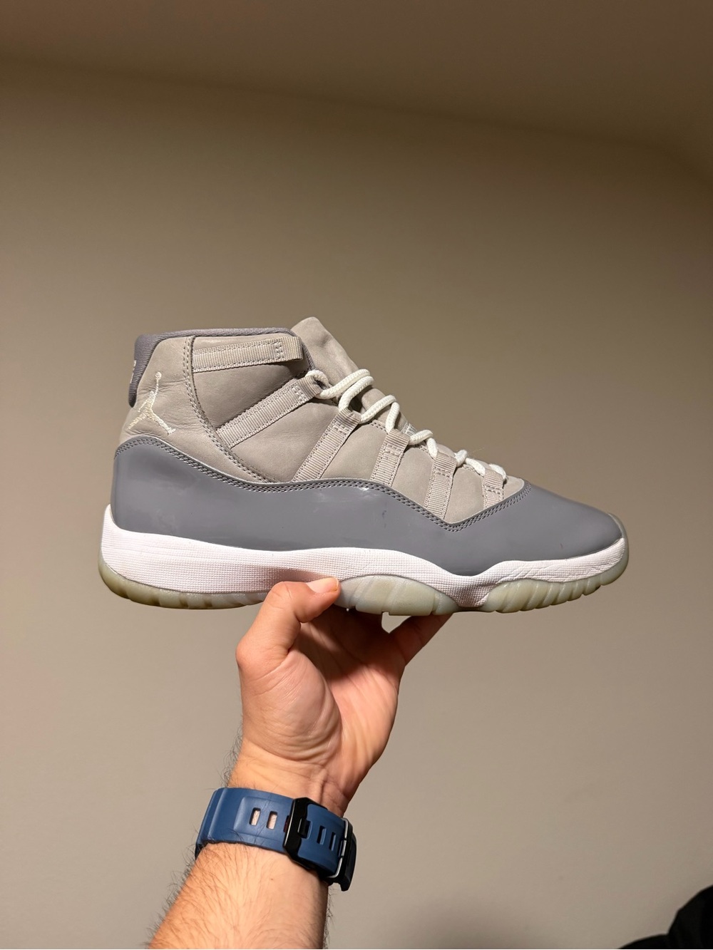 Jordan 11 Retro High Top ‘Cool Grey’ Leather Sneakers CT8012-005